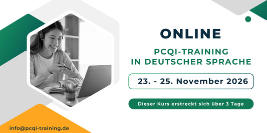 Online PCQI-Training in deutscher Sprache am 23.-25. November 2026. Dieser Kurs erstreckt sich über 3 Tage.